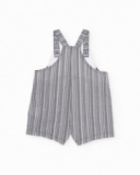 Completo in maglia per neonato a righe