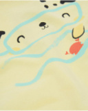 Completo in maglia per neonato con chiusura sulla spalla