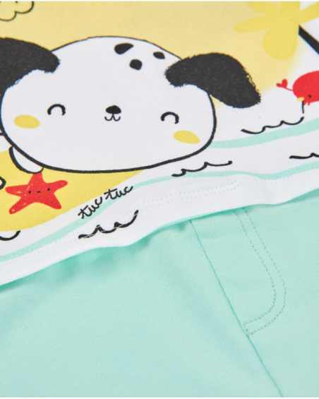 Pagliaccetto in maglia per neonato con dettaglio ricamato