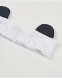 Fascia in maglia per neonato con applicazioni in rilievo