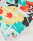 Shorts da bambina in maglia con fiocco decorativo