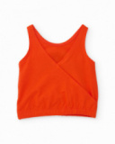 Completo da bambina in maglia con motivo floreale