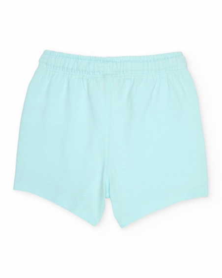 Completo da bambino in maglia con stampa surf