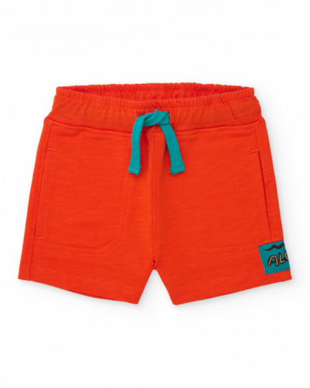 Completo da bambino in maglia con motivo da surfista