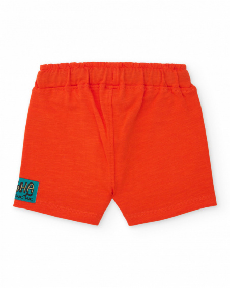 Bermuda da bambino in maglia con coulisse regolabile