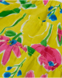 Gonna da bambina in tessuto con balze arricciate a strati