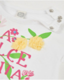 Vestito da bambina in maglia con volant in vita