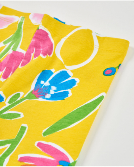 Leggings da bambina in maglia dallo stile allegro