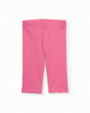 Leggings da bambina in maglia con elastici