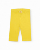 Leggings da bambina in maglia con vita elasticizzata