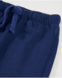 Pantaloni da bambino in maglia con vita elasticizzata e coulisse