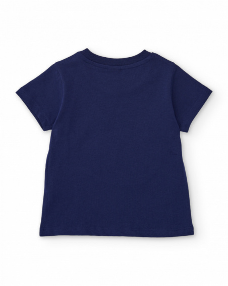 Completo da bambino in maglia con motivo di pesce luminoso