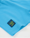 Bermuda da bambino in maglia con tasche anteriori