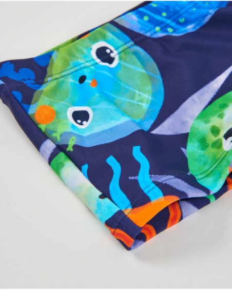 Costume da bagno da bambino in maglia con elastico