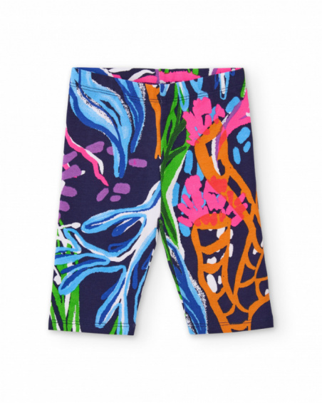 Leggings da bambina in maglia dal taglio aderente