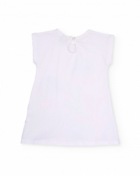 Vestito da bambina in maglia con chiusura sul retro