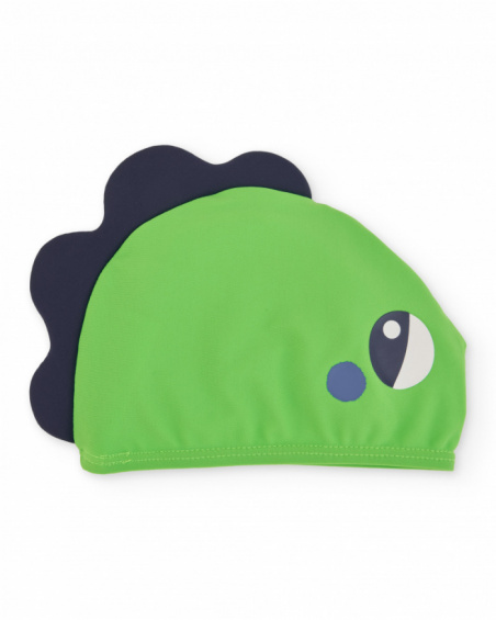 Cuffia da nuoto da bambino in maglia con pinna decorativa