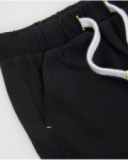 Bermuda da bambino in maglia con coulisse a contrasto