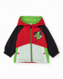 Giacca da bambino in tessuto con chiusura con zip