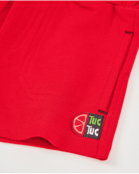 Bermuda da bambino in maglia con vita elasticizzata