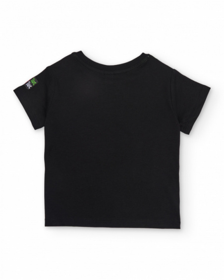 Completo da bambino in maglia con grafica frontale