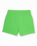 Bermuda da bambino in maglia con tasche laterali