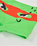 Costume da bagno da bambino in maglia con stampa fumetto