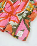 Top da bambina in tessuto con spalline regolabili