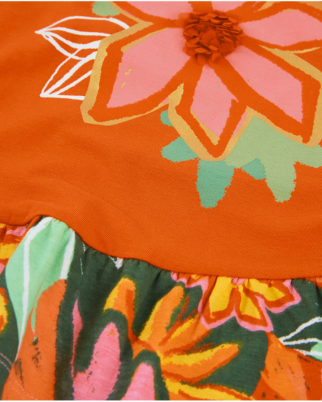 Vestito da bambina in maglia con dettaglio testurizzato