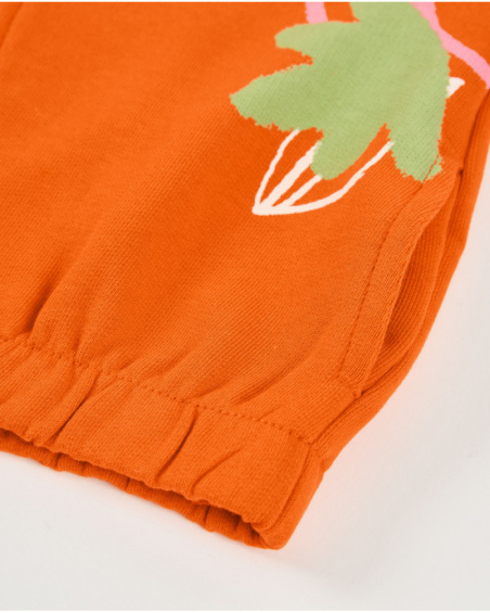 Felpa da bambina in maglia con chiusura con zip