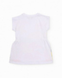 Vestito da bambina in maglia con vita arricciata