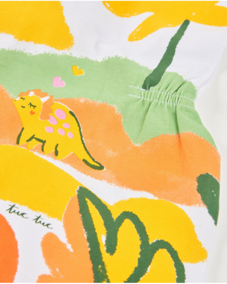 Vestito da bambina in maglia con vita arricciata