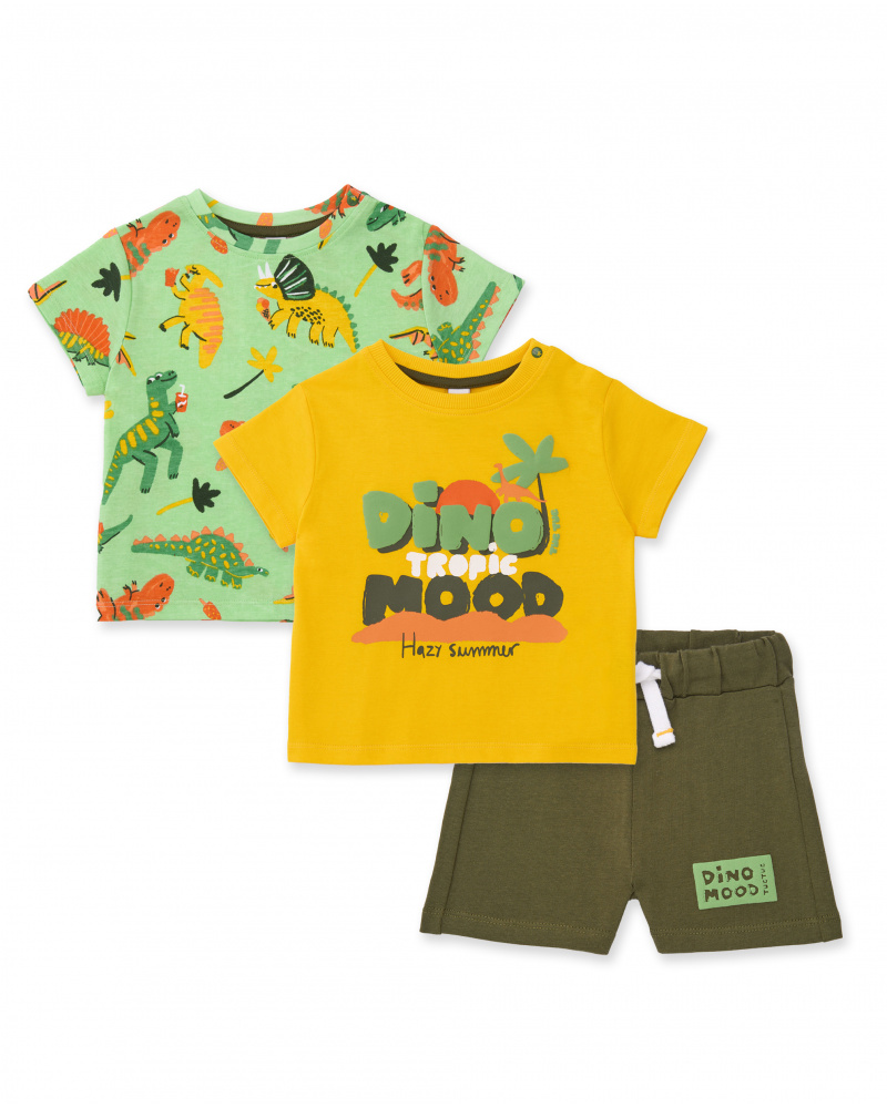 Completo da bambino in maglia tre pezzi