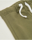 Bermuda da bambino in maglia con vita elasticizzata e coulisse