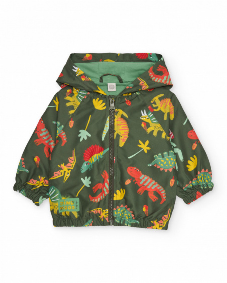 Giacca da bambino in tessuto con stampa all-over