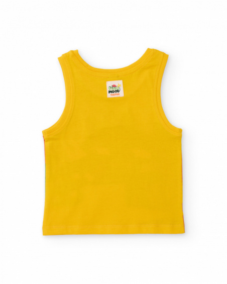 Canottiera in maglia da bambino con spalline