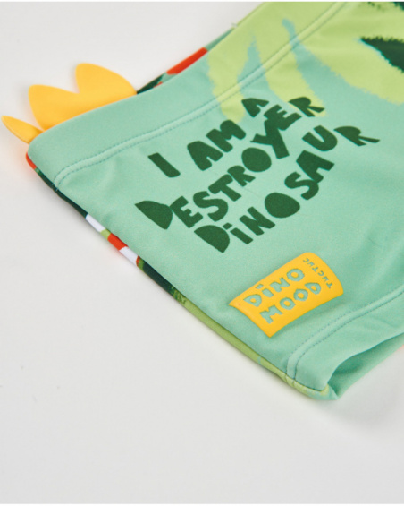 Costume da bagno da bambino in maglia con dettagli in rilievo