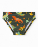 Costume da bagno da bambino in maglia e tessuto elasticizzato