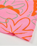 T-shirt in maglia da bambina con dinosauro decorativo