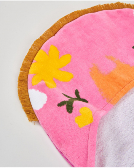 Asciugamano da bambina in maglia con cappuccio