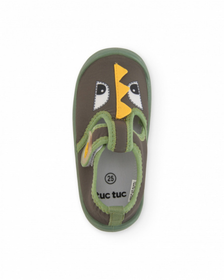 Scarpe da acqua da bambino in maglia con suola flessibile