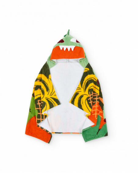 Asciugamano da bambino in maglia con cappuccio decorato