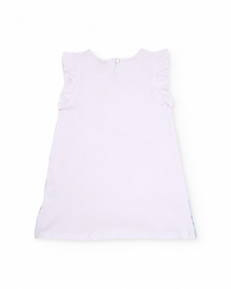 Vestito in maglia da bambina con stampa di sirene