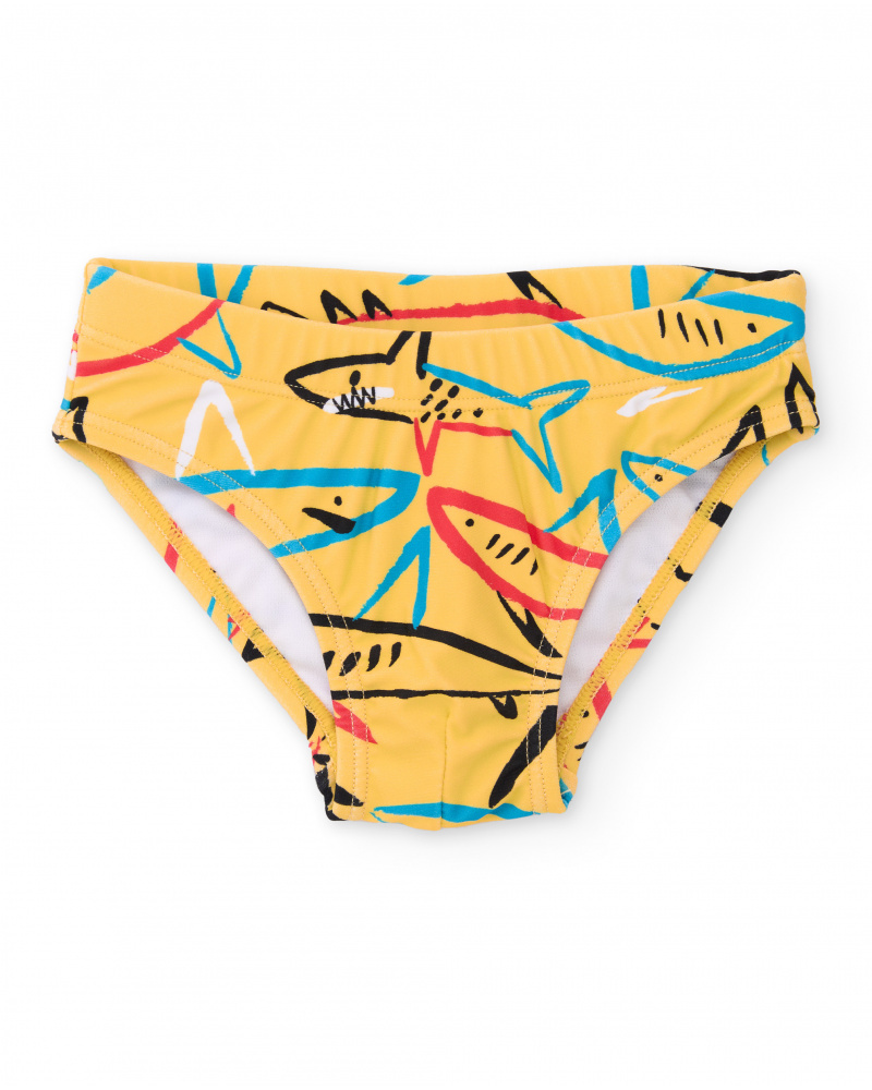 Slip da bagno in maglia da bambino