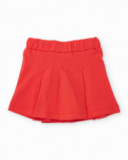 Gonna in maglia da bambina con pieghe frontali