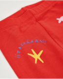 Leggings in maglia da bambina con stampe decorative