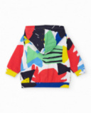 Felpa con cappuccio bambino in maglia