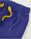 Bermuda bambino in maglia con tasche con zip