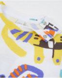 T-shirt bambino in maglia con design di animali