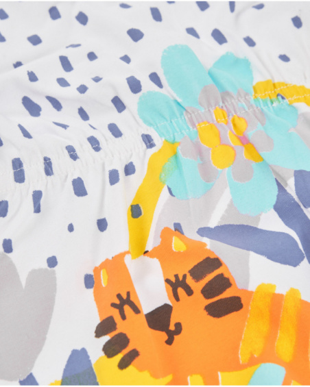 Vestito da bambina in maglia con vita elasticizzata